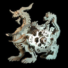 3D Puzzles Ancient Xuanwu Metal Model Kit