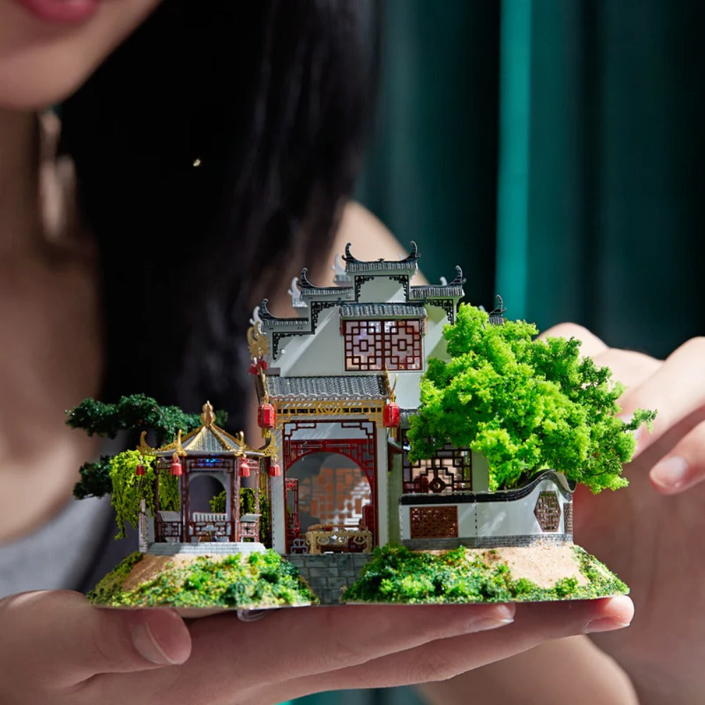 3D Metal Puzzle The Villa of Huizhou Style Model Kits