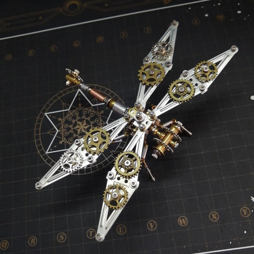 3D Puzzle Mechanical Dragonfly Model Kit 200 Pieces