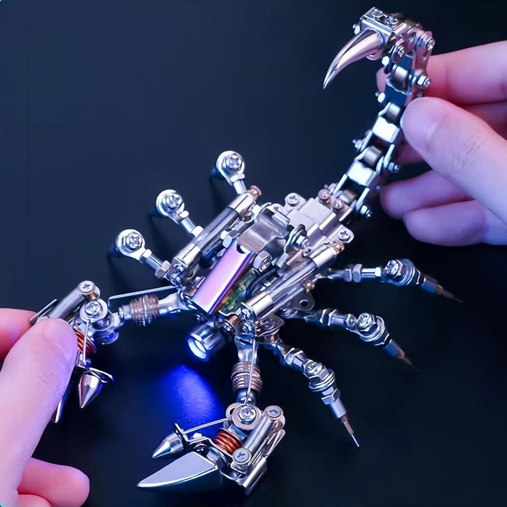 3D steampunk Scorpion Metal Model Set 373pcs