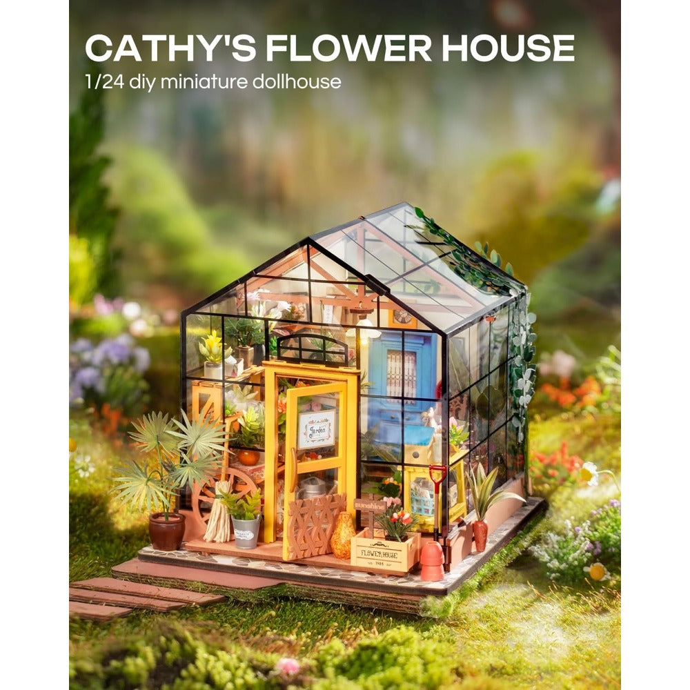 Rolife DIY Miniature House Kit - Cathy's Flower House