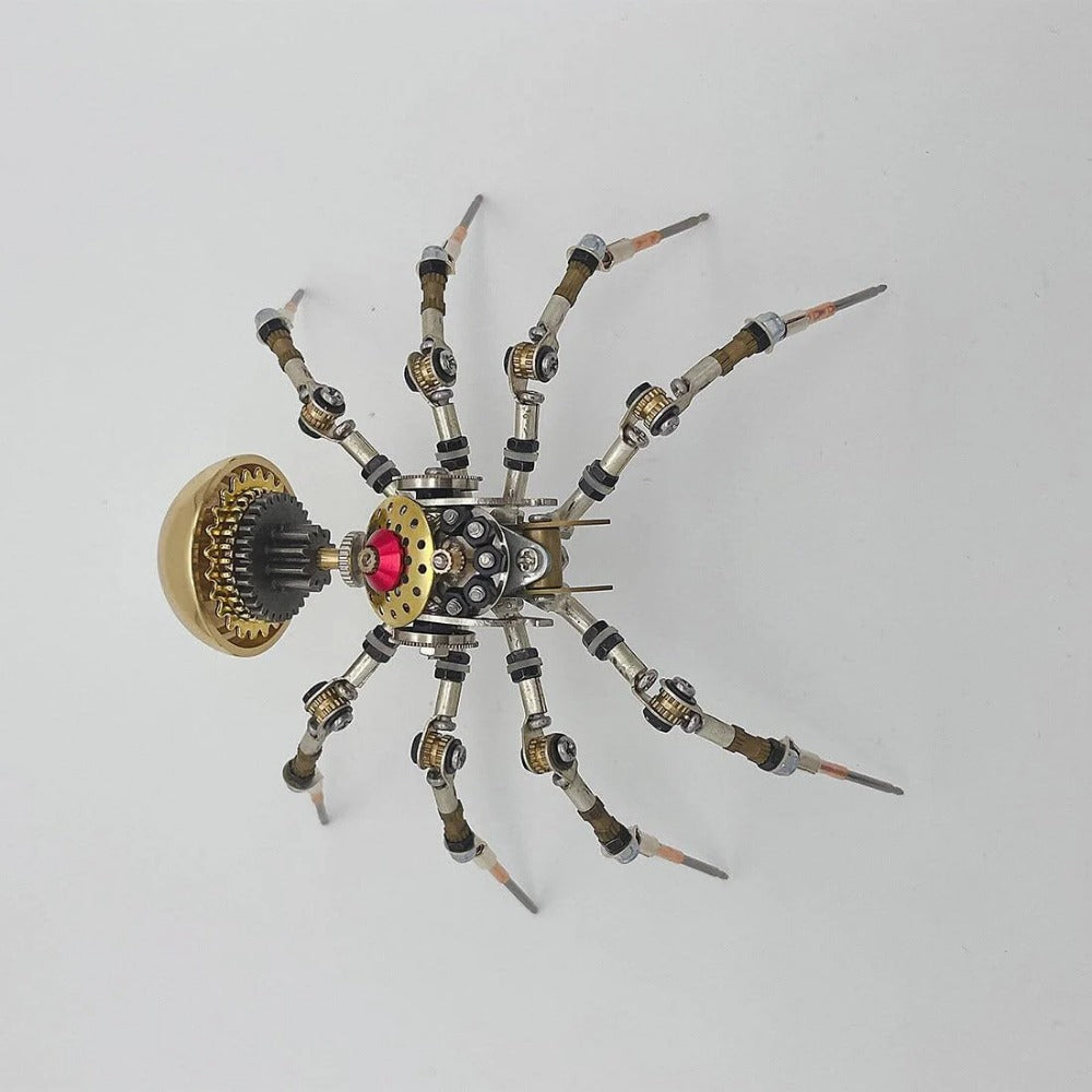 3D Insect Brass Puzzle, Steampunk Spider Model 80+PCS