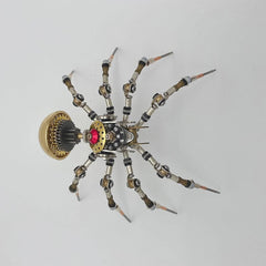 3D Insect Brass Puzzle, Steampunk Spider Model 80+PCS