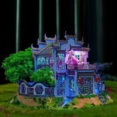 3D Metal Puzzle The Villa of Huizhou Style Model Kits