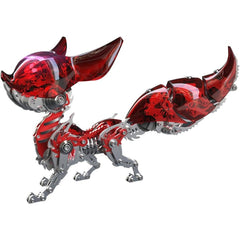 3D Metal Steampunk Mechanical Fox 339pcs