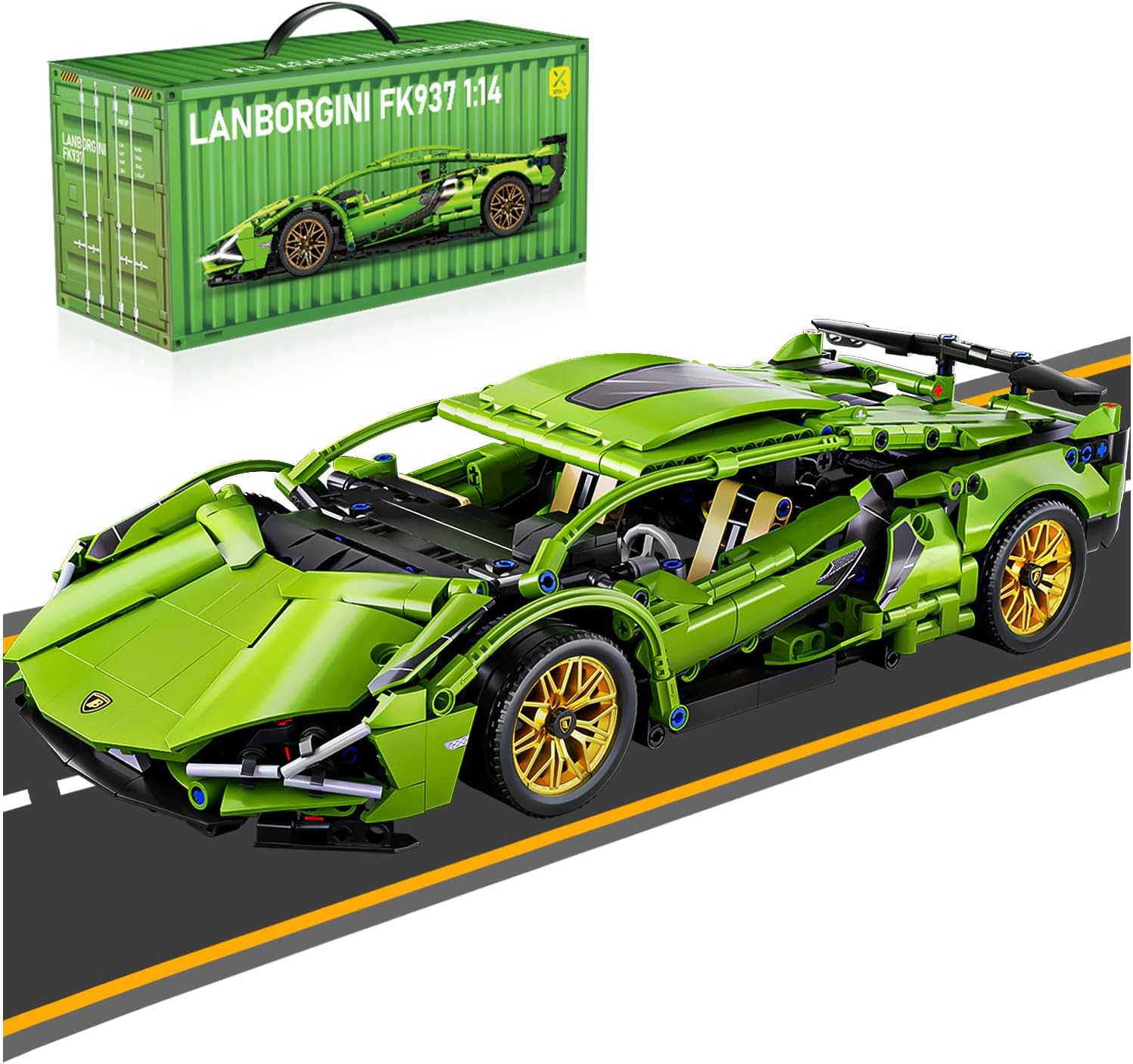 Racing Series Engineering Building Block Sets for Adults