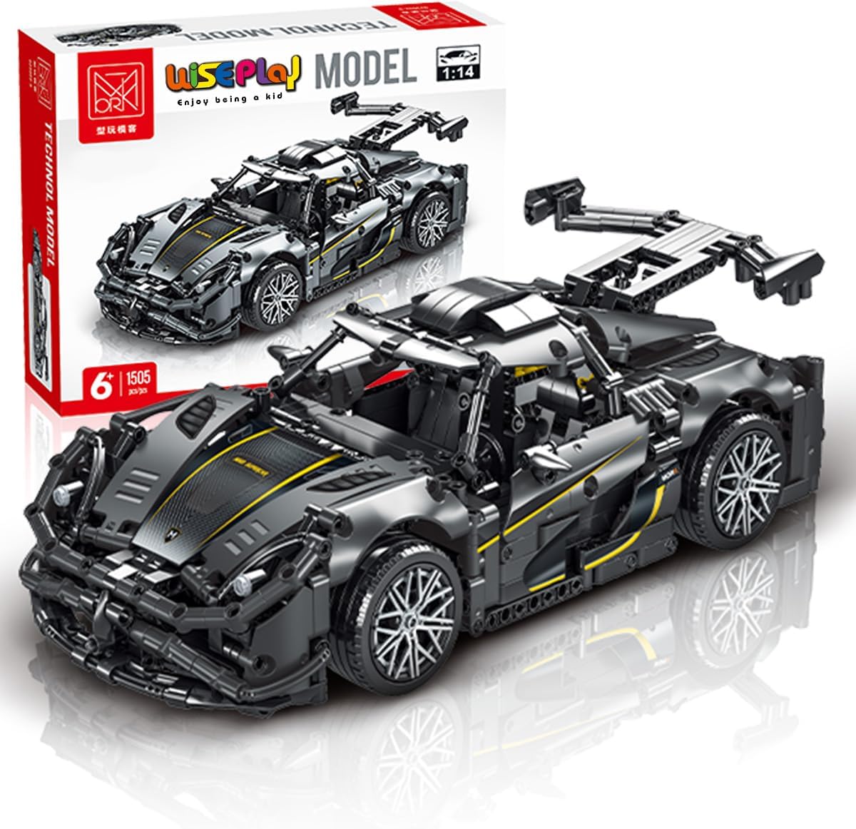 WISEPLAY Model Cars to Build for Adults and Kids