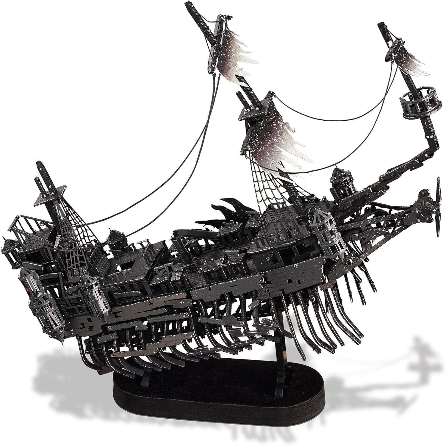 Piececool 3D Metal Puzzles for Adults, The Queen Anne's Revenge Pirate Ship Model Kits 439pcs