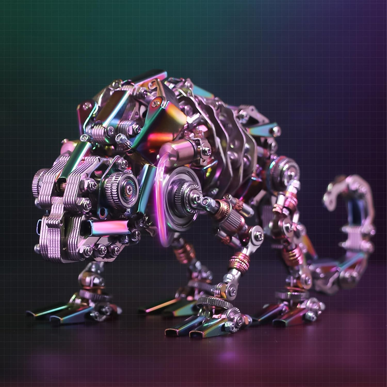 3D Metal Puzzle Chameleon Metal Model Set 820 pieces