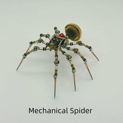 3D Insect Brass Puzzle, Steampunk Spider Model 80+PCS