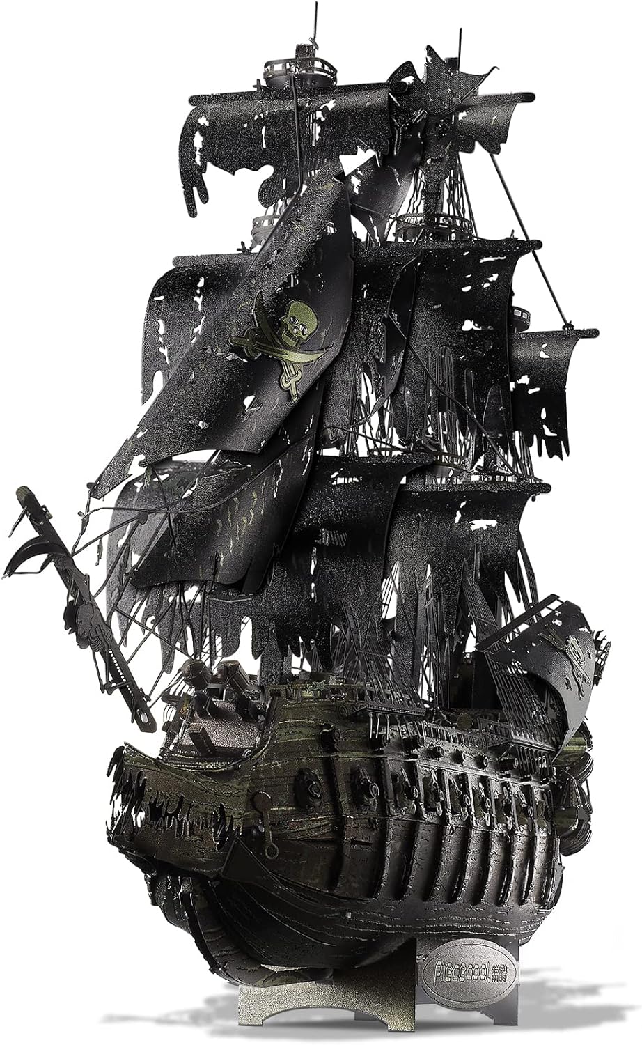 Piececool 3D Metal Puzzles for Adults, The Queen Anne's Revenge Pirate Ship Model Kits 439pcs