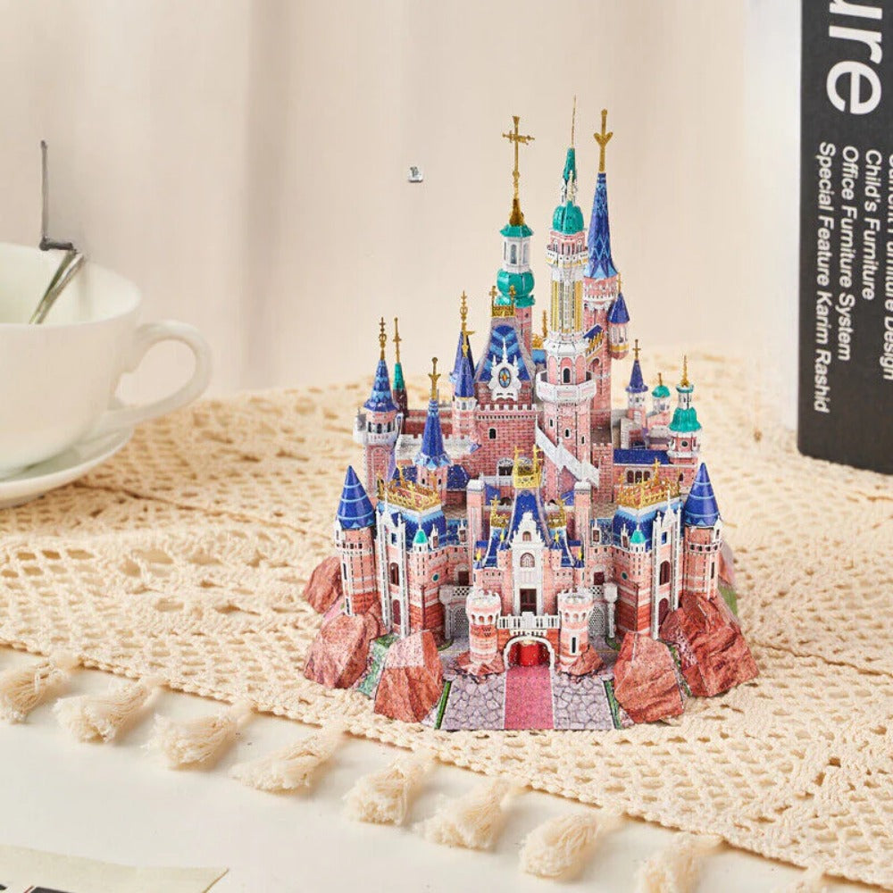 Metal Puzzle Dream Castle Model Kits 298pcs