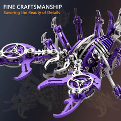 3D Mechanical Scorpion Metal Puzzles 454pcs