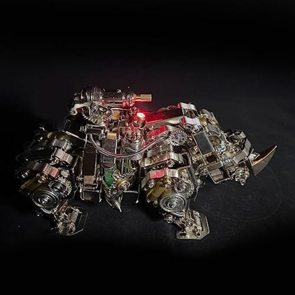 3D Metal Puzzle Adult Mechanical Rhino Kits 700pcs