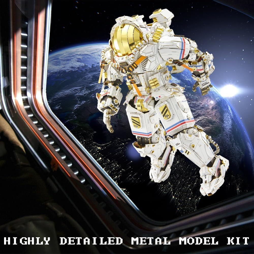 Piececool 3D Puzzles for Adults, ShenZhou Astronauts Space Suit Model Kit 515pcs