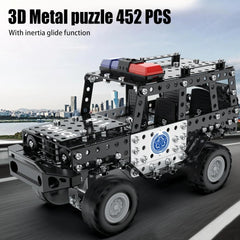 3D Metal Puzzle Vehicle Model Kits 452pcs