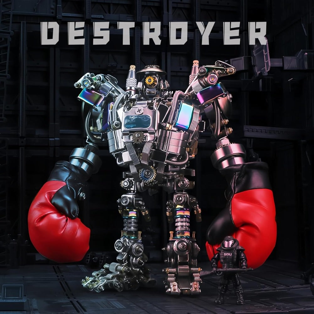 Cyberpunk Robot Destroyer Metal Model Set 880pcs