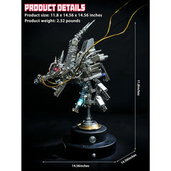 3D Dragon Puzzle Metal DIY Assembly Model Kit 791pcs