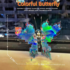 3D Punk Metal Blue Flame Butterfly Puzzle 105pcs