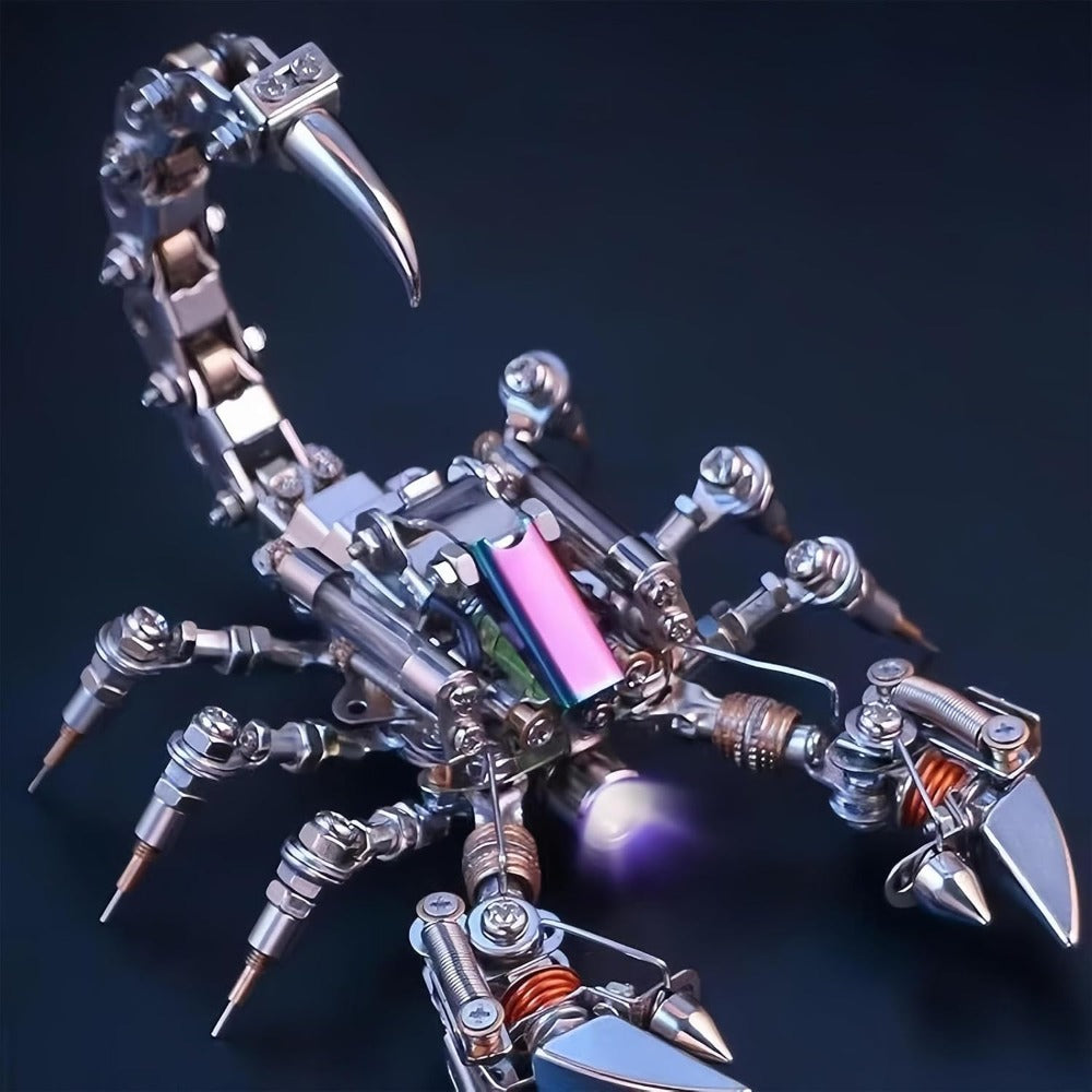 3D steampunk Scorpion Metal Model Set 373pcs