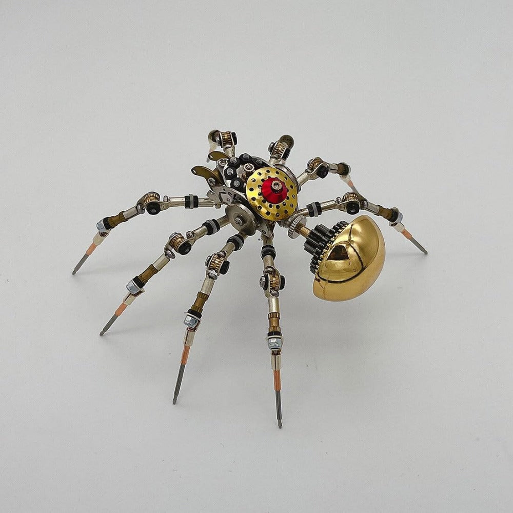 3D Insect Brass Puzzle, Steampunk Spider Model 80+PCS