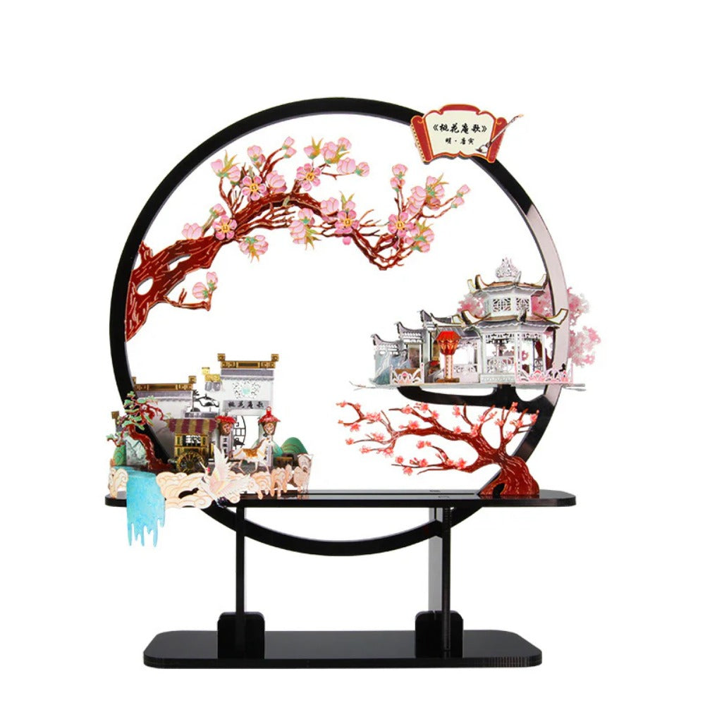 PictureKingdom 3D Chinese Architecture Poetry Series Metal Puzzle