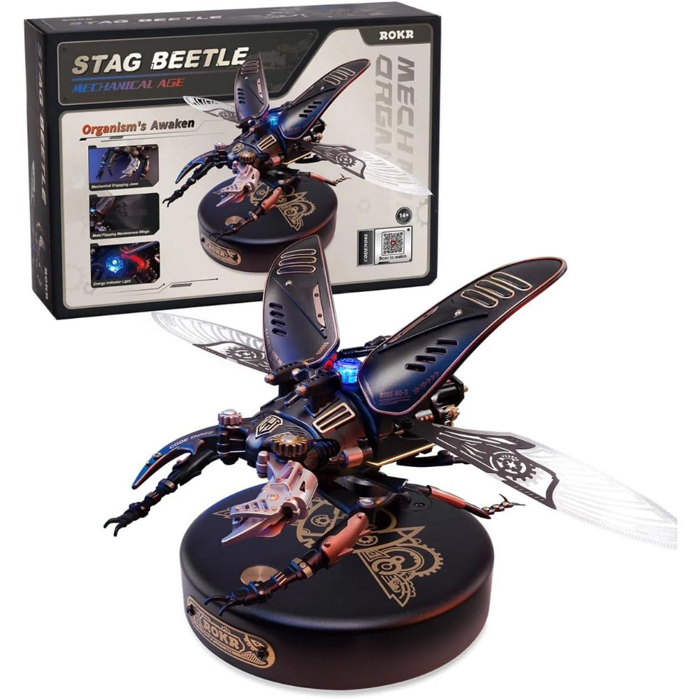 ROKR 3D Electric Insect  Stag Beetle Puzzles 115pcs